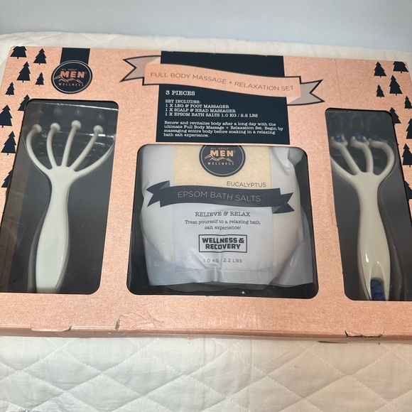 Men Wellness Full Body Massage and Relaxation Revitalization Set. New In Box. - Picture 5 of 8